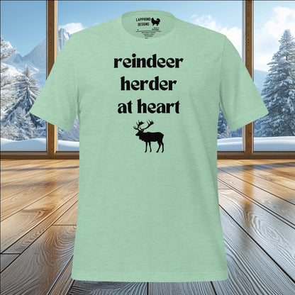 Reindeer Herder at Heart T-Shirt – Celebrate the Spirit of Finnish Lapphunds & Adventure