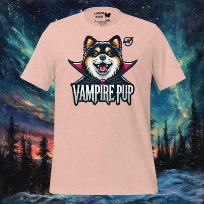 Vampire Pup T-paita – Suomen lapinkoira Halloween Vampire Design