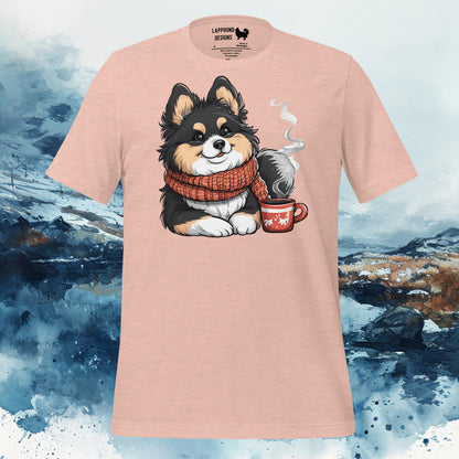 Cozy Moments Lapphund T-Shirt – Finnish Lapphund Winter Comfort Design