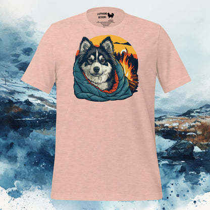 Finnish Lapphund T-Shirt – Campfire Bliss Design for Nature Lovers