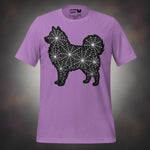 Finnish Lapphund Spiderweb Silhouette Halloween T-Shirt