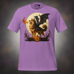 Finnish Lapphund Dragon Bat Halloween T-Shirt