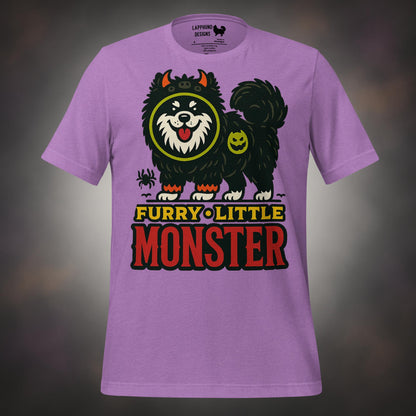 Finnish Lapphund Furry Little Monster Halloween T-Shirt