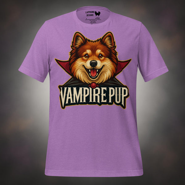 Finnish Lapphund Vampire Pup Halloween T-Shirt