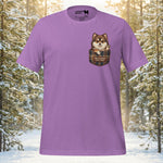 Finnish Lapphund Pocket Pup T-Shirt | Lapphund Designs