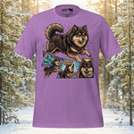 Finnish Lapphund Comic Power Lappy Style Tee | Lapphund Designs