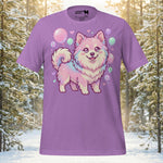 Finnish Lapphund Kawaii Pastel Bubble Fantasy Illustration T-Shirt | Lapphund Designs