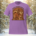 Finnish Lapphund Guardian Doorway Home Protector Illustration T-Shirt | Lapphund Designs