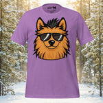 Finnish Lapphund Cool Shades Outdoor Adventure Graphic T-Shirt | Lapphund Designs