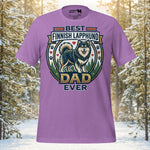 Finnish Lapphund Best Dad Ever Forest Heritage Graphic T-Shirt | Lapphund Designs