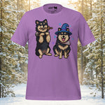 Finnish Lapphund Pixel Quest Magic Adventure Graphic T-Shirt | Lapphund Designs