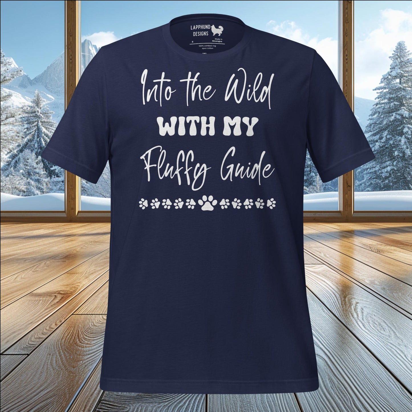 Into the Wild with My Fluffy Guide T-Shirt – Perfect for Adventurous Dog Lovers