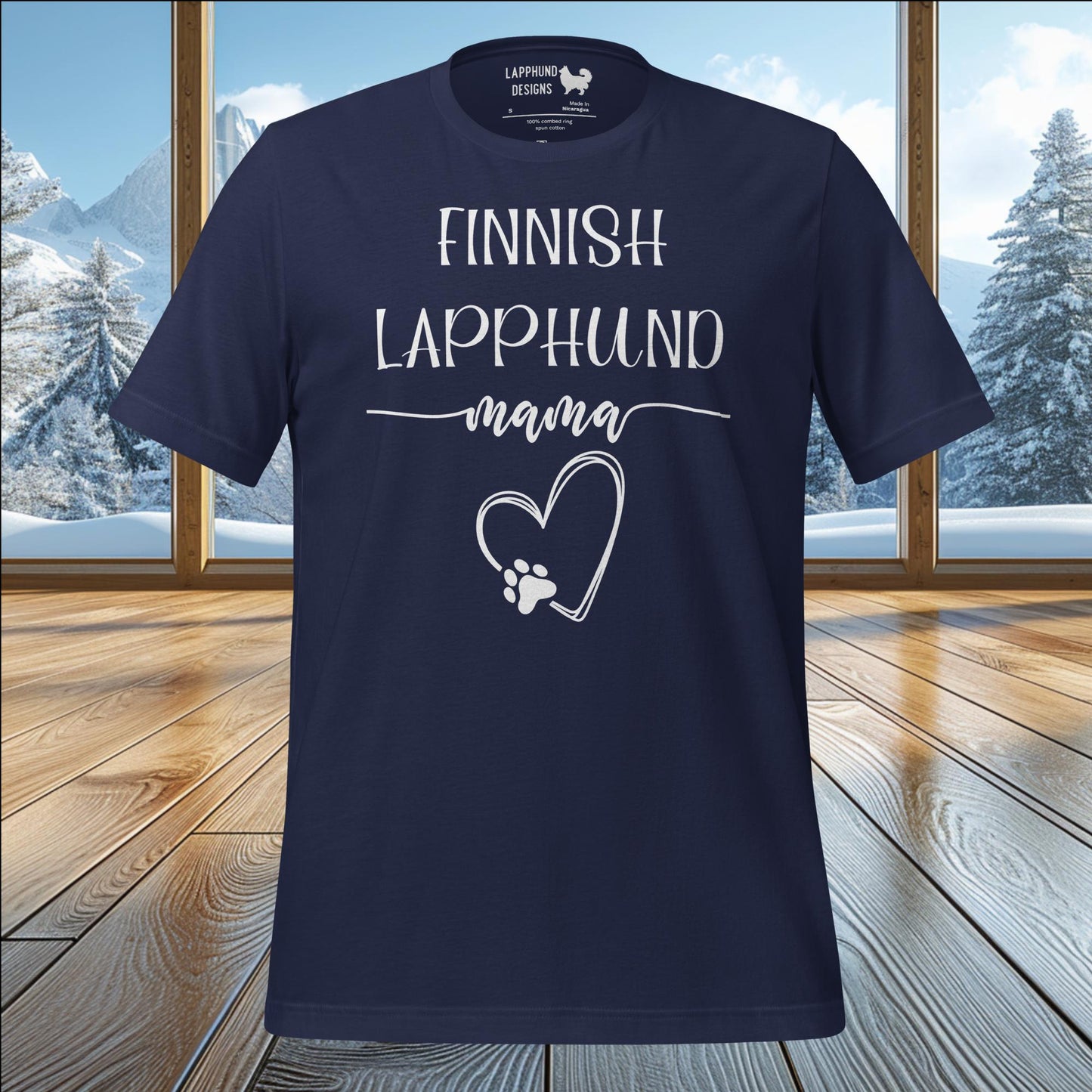 Finnish Lapphund Mama T-Shirt – Perfect for Proud Dog Moms & Lapphund Lovers