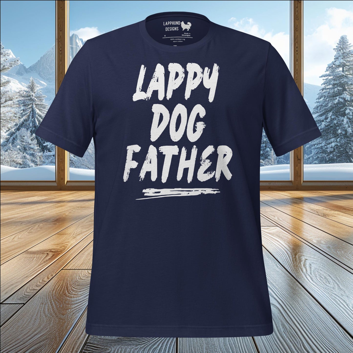 Lappy Dog Father T-Shirt – Perfect for Proud Lapphund Dads & Dog Lovers