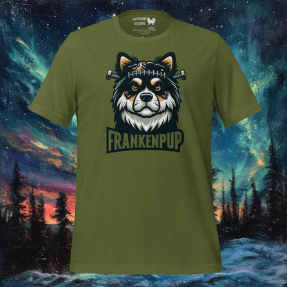 T-shirt Frankenpup – Chien finlandais de Laponie avec motif Frankenstein pour Halloween