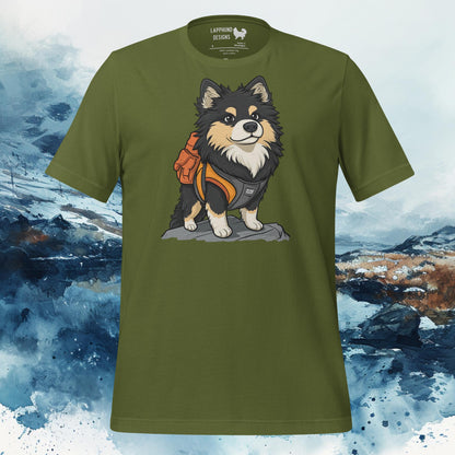 Finnish Lapphund T-Shirt – Adventure-Ready Design for Mountain Lovers