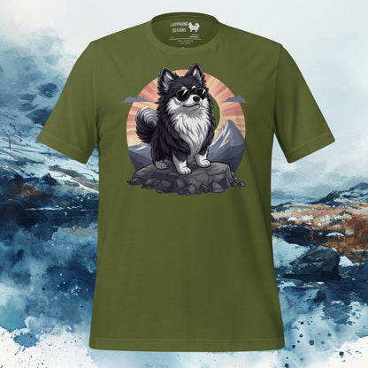 Finnish Lapphund T-Shirt – Majestic Mountain Life Design for Adventurers