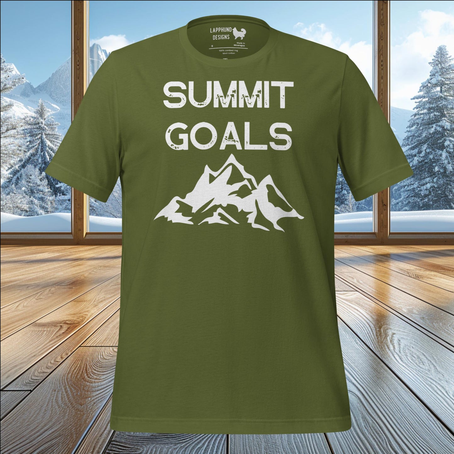 Summit Goals Mountain Adventure T-Shirt – Perfect for Nature and Peak Enthusiasts