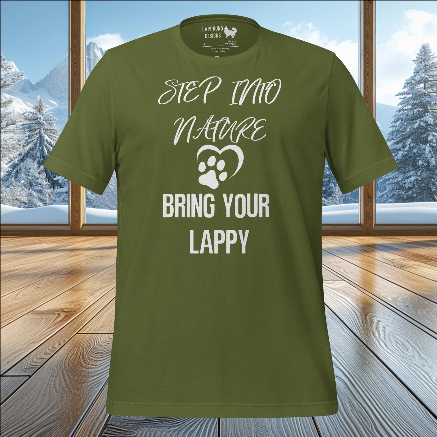 Step Into Nature with Your Lappy T-Shirt – Perfect for Lapphund Adventures