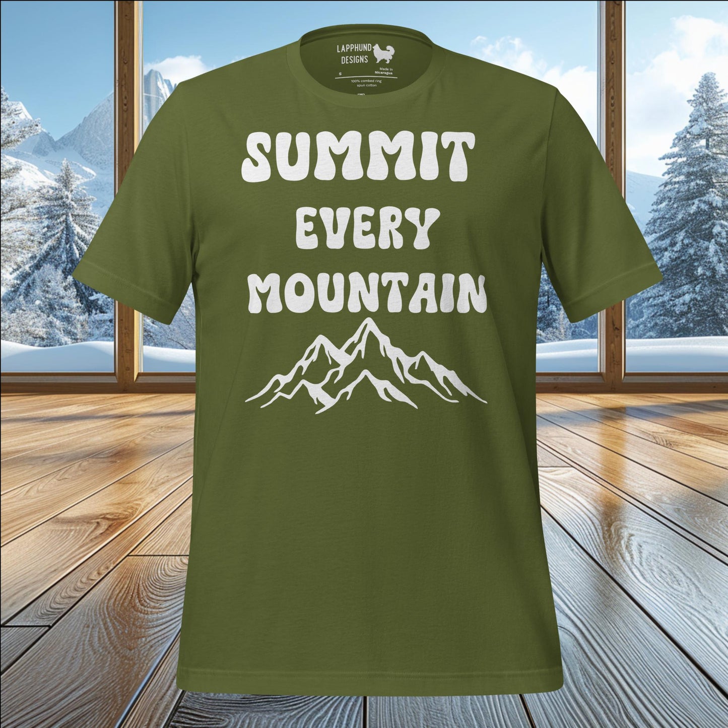 Summit Every Mountain T-Shirt – Bold Design for Nature Lovers & Outdoor Adventurers