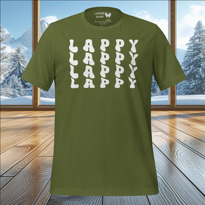 LAPPY Repeat T-Shirt – Fun, Bold Design for Lapphund Lovers