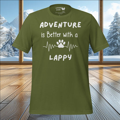 Adventure is Better with a Lappy T-Shirt – Perfect for Lapphund Owners & Outdoor Enthusiasts