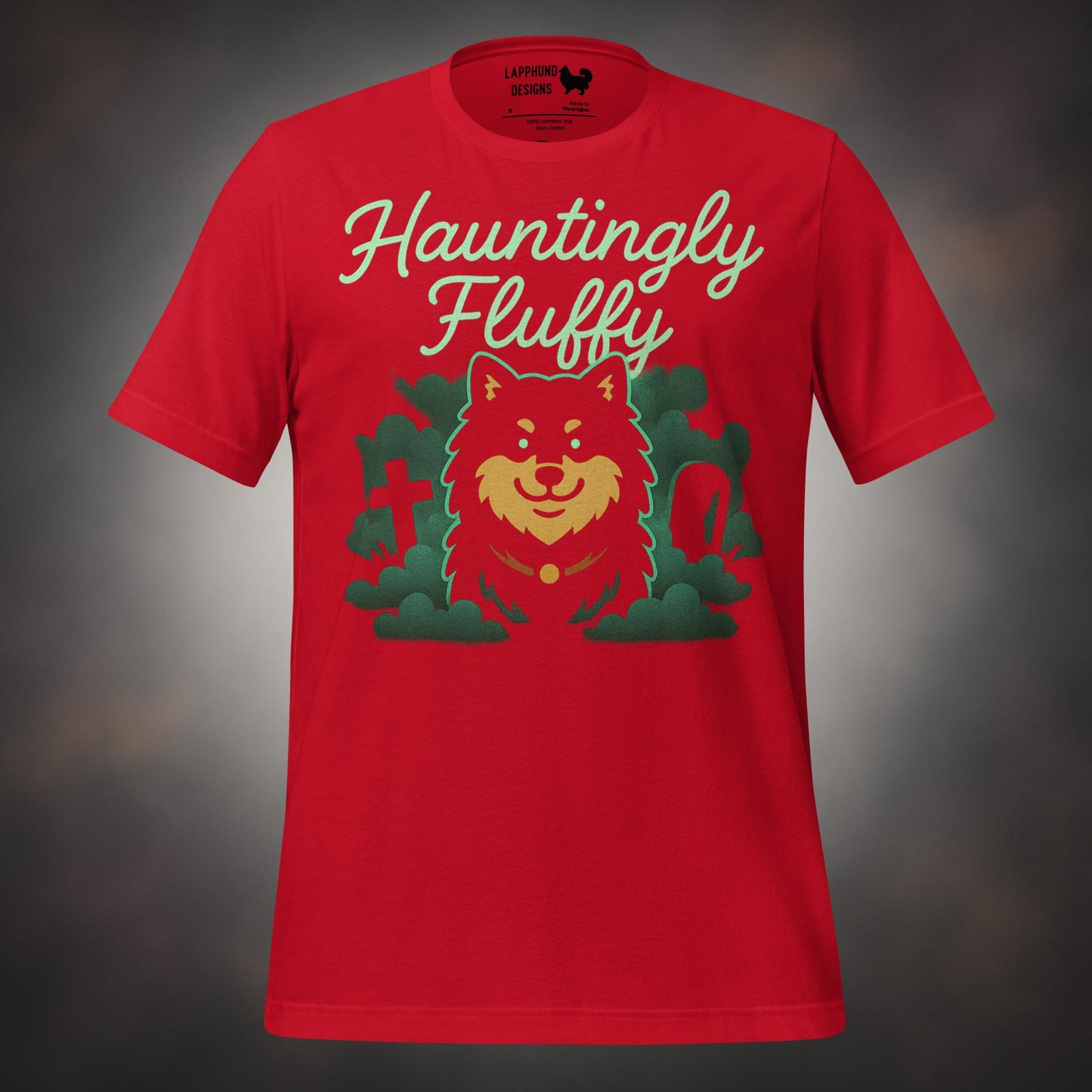 Finnish Lapphund Hauntingly Fluffy Halloween T-Shirt