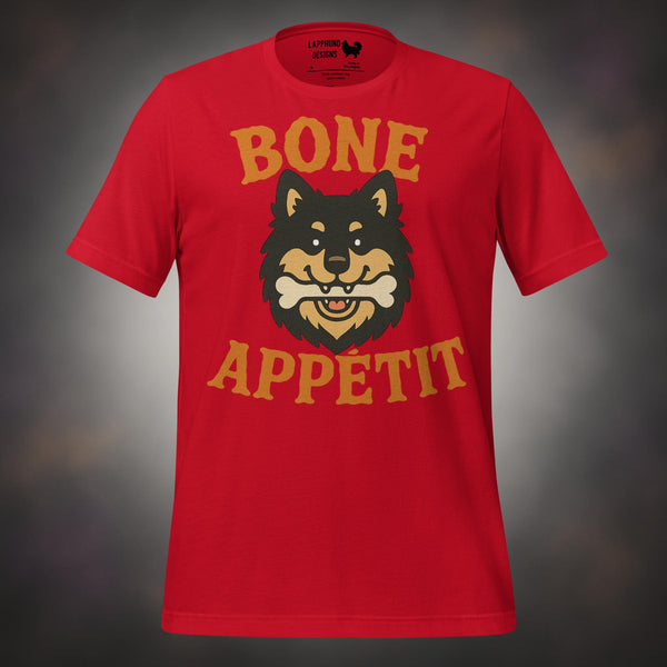 Finnish Lapphund Bone Appétit Halloween T-Shirt