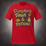 Finnish Lapphund Pumpkins, Paws & Potions Halloween T-Shirt