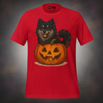 Finnish Lapphund Pumpkin Pup Halloween T-Shirt