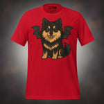 Finnish Lapphund Bat Pup Halloween T-Shirt