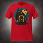 Finnish Lapphund Haunted House Halloween T-Shirt