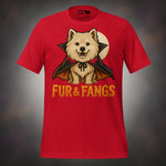Finnish Lapphund Fur & Fangs Halloween T-Shirt