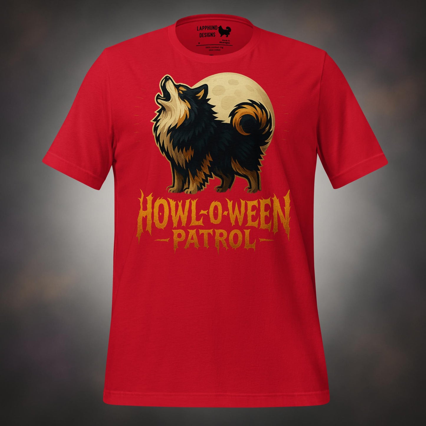 Finnish Lapphund Howl-O-Ween Patrol T-Shirt