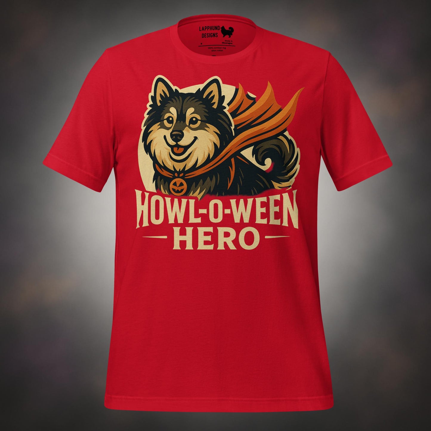 Finnish Lapphund Howl-O-Ween Hero T-Shirt