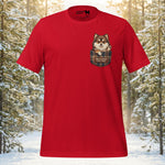 Finnish Lapphund Pocket Pup T-Shirt | Lapphund Designs