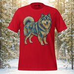 Finnish Lapphund Mosaic Spirit Lappy Style Tee | Lapphund Designs