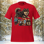 Finnish Lapphund Comic Power Lappy Style Tee | Lapphund Designs