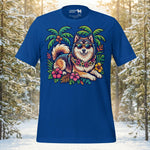 Finnish Lapphund Tropical Escape T-Shirt | Lapphund Designs