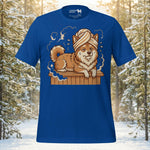 Finnish Lapphund Sauna Day Lappy Style Tee | Lapphund Designs