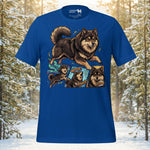 Finnish Lapphund Comic Power Lappy Style Tee | Lapphund Designs