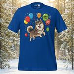 Finnish Lapphund Birthday Party Balloons Celebration T-Shirt | Lapphund Designs