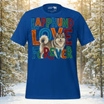 Finnish Lapphund Love Forever Bold Typography Statement T-Shirt | Lapphund Designs