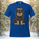 Finnish Lapphund Summit Goggles T-Shirt | Lapphund Designs
