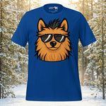 Finnish Lapphund Cool Shades Outdoor Adventure Graphic T-Shirt | Lapphund Designs