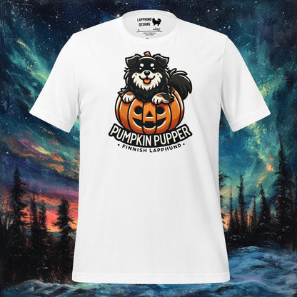 Pumpkin Pupper T-paita – Suomen lapinkoira Halloween Pumpkin Design