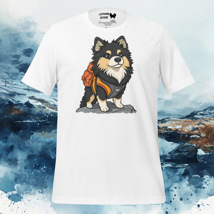 Finnish Lapphund T-Shirt – Adventure-Ready Design for Mountain Lovers