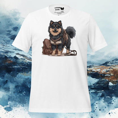 Finnish Lapphund T-Shirt – Trail-Ready Explorer Design for Adventurers