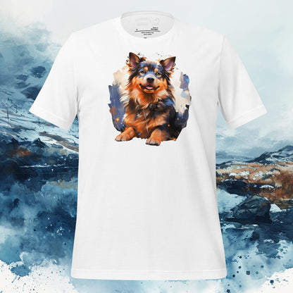 Finnish Lapphund T-Shirt – Lifelike Lappie Portrait with Vibrant Colors