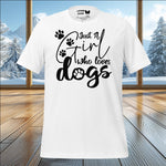 Just a Girl Who Loves Dogs T-Shirt – Celebrate Adventure and Outdoor Life